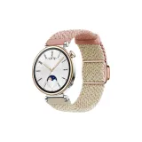 Multicolor Style[Upgraded Magnetic | Woven Slide Buckle]Starlight Pink & Starlight Multicolor-Rose Gold Buckle