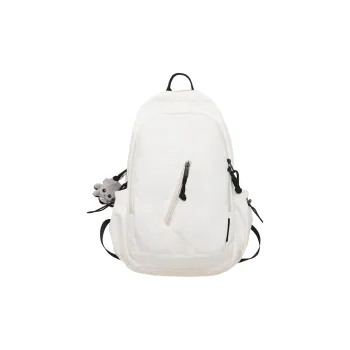 GOX Nylon Backpack Regular Unisex White/Black/Brown/Gray