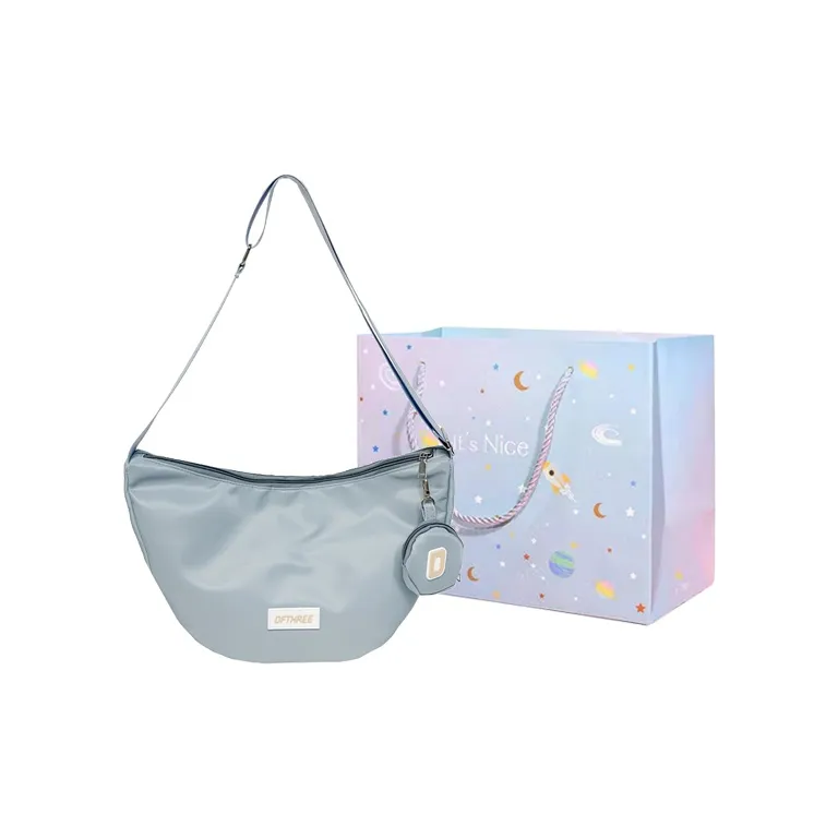 GOX Nylon Crossbody Bag, Shoulder Bag Women's White/Black/Yellow/Pink/Blue-14