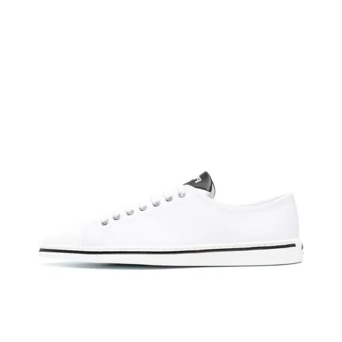 PRADA Synthesis Stylish Skateboarding Shoes Women's White