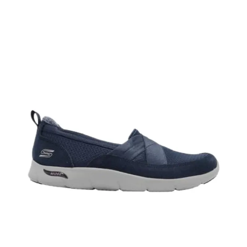 Skechers ARCH FIT REFINE Women's Casual Shoes Low Heel < 3cm Women's Blue-1