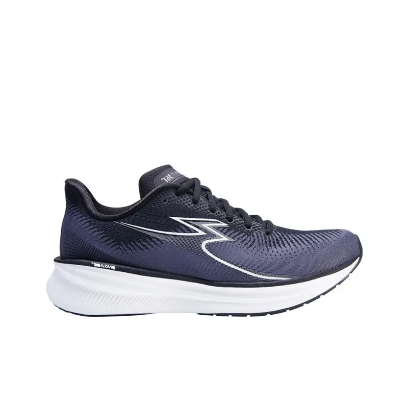 361° Cushioned Wear Resistant Breathable Low Top Training Running Shoes Men's Black Blue-1