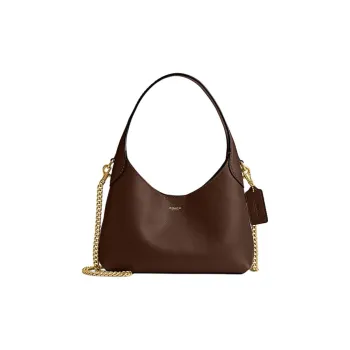 COACH Cow Leather Portable Crossbody Bag Shoulder Bag Women's Maple Leaf