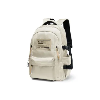 SEPTWOLVES Fabric Large Capacity Double Shoulder QPL Regular Unisex Khaki