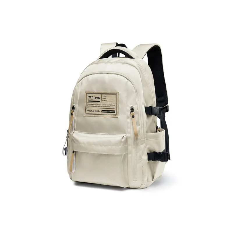 SEPTWOLVES Fabric Large Capacity Double Shoulder QPL Regular Unisex Khaki-0