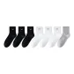 Black 3-White 3-Light Gray 1[7 Pack]