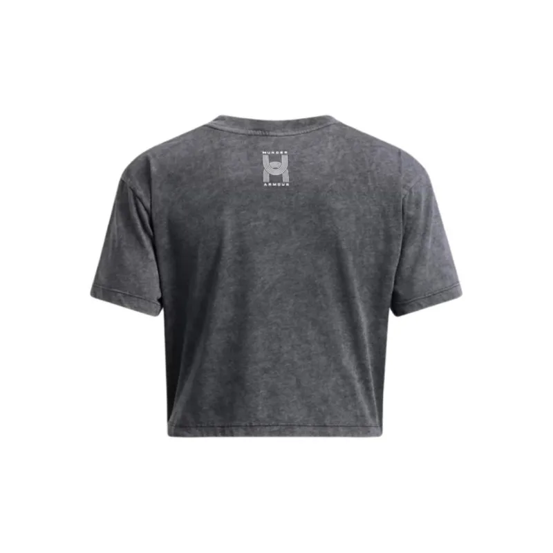 Under Armour Anywhere Drop Shoulder Sleeve T Shirt Women's Black-1