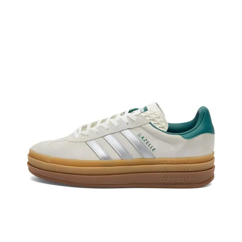 Adidas Gazelle Bold Off White Collegiate Green Women's-0