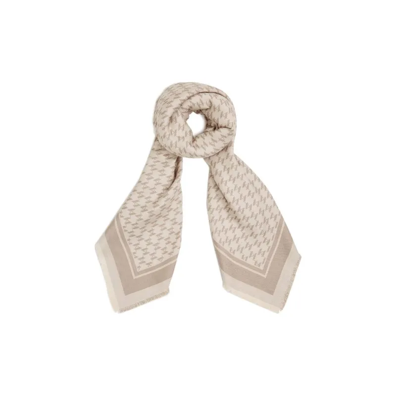 KARL LAGERFELD / Karl Lagerfeld Jeans Monogram jacquard Silk Scarf-1
