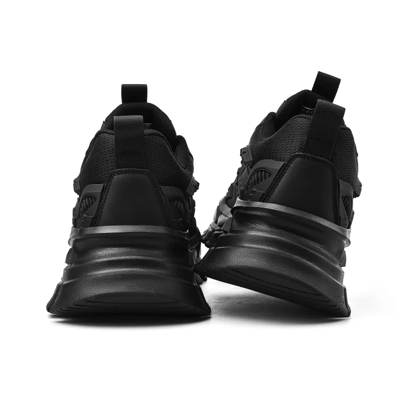 JEEP SPIRIT Chunky Sneakers Men Low Top Graphite Black-4