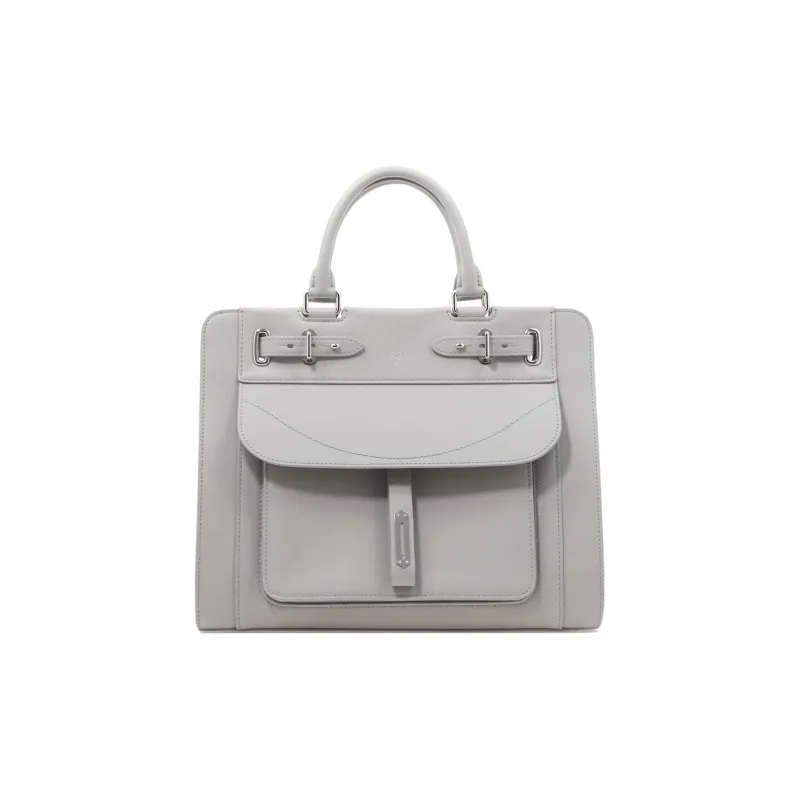 Fontana Milano 1915 Calfskin Handbag Women's Gray-0