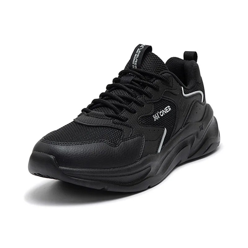 361° Ke Song 2 Anti Slip Wear Resistant Low Top Casual Shoes Men's Black Gray-1