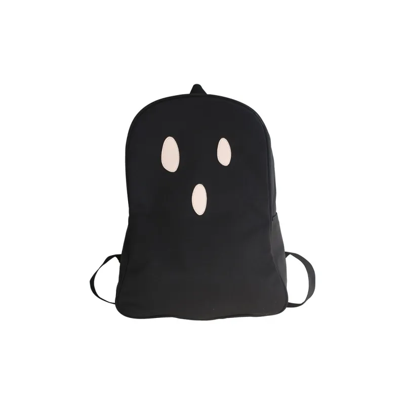 MOK Nylon Laptop Backpack Regular Unisex White/Black-4
