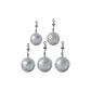 Detachable Spherical Style[2/3.5/6/10g], 5 Pcs Each, Total 20 Pcs