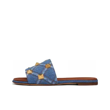 Valentino Slide Slippers Women's Blue