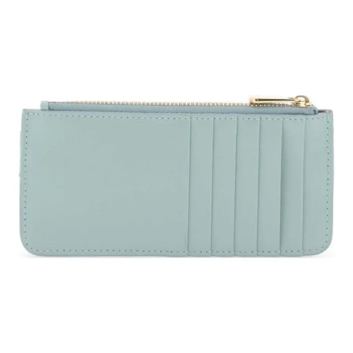 FERRAGAMO Calfskin Coin Purse Regular Women's Light Blue-2