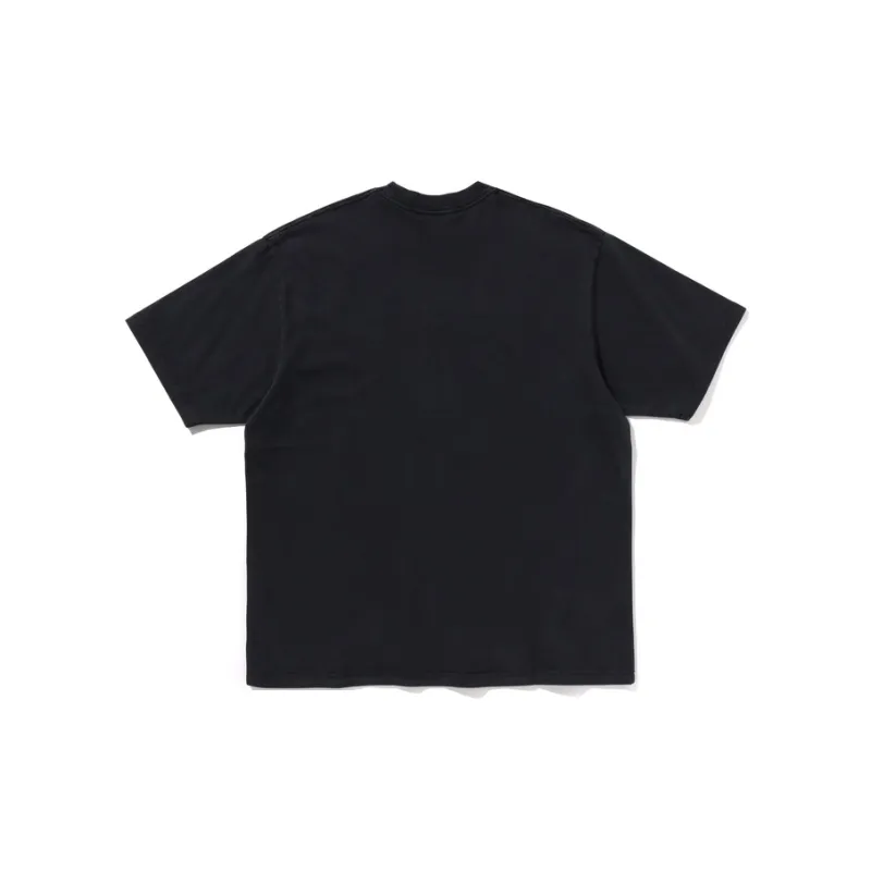 A BATHING APE Logo Embellished Crewneck T Shirt-1