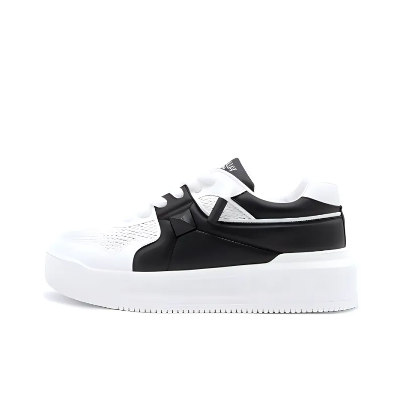 Valentino Garavani One Stud Lace Up Sneakers-0