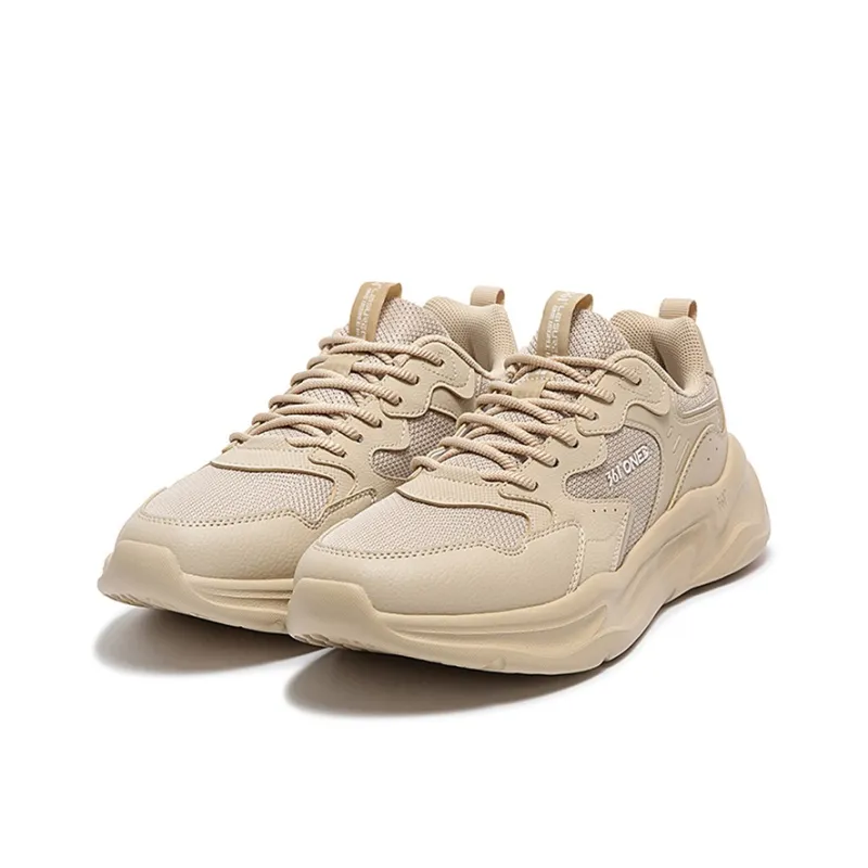 361° Kesar 2 Ke Song 2 Anti-Slip Wear-Resistant Low-Top Casual Shoes Men's Apricot Tea Brown-2
