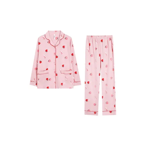 Red beans at home Women's Pajama Sets