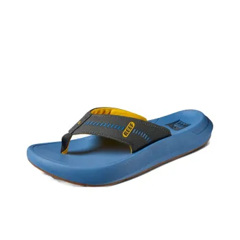REEF Slip-Resistant Flip Flops Men's Blue Black