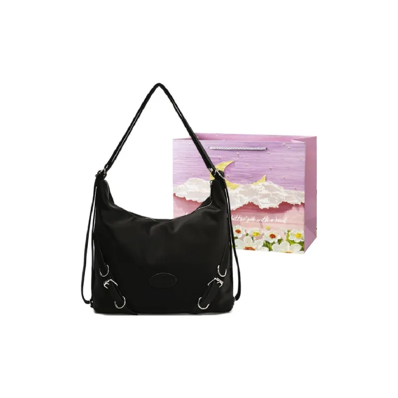 Bansusu Pu Double Shoulder Handbag, Shoulder Bag Women's White/Blue/Black/Silver-8