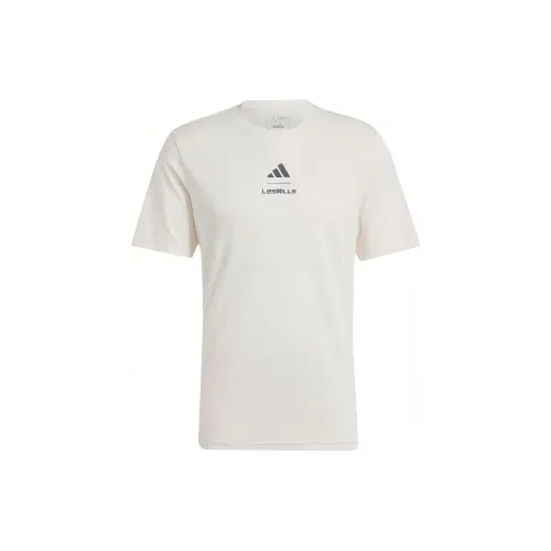 Adidas LES MILLS T-Shirts Men Pink/White