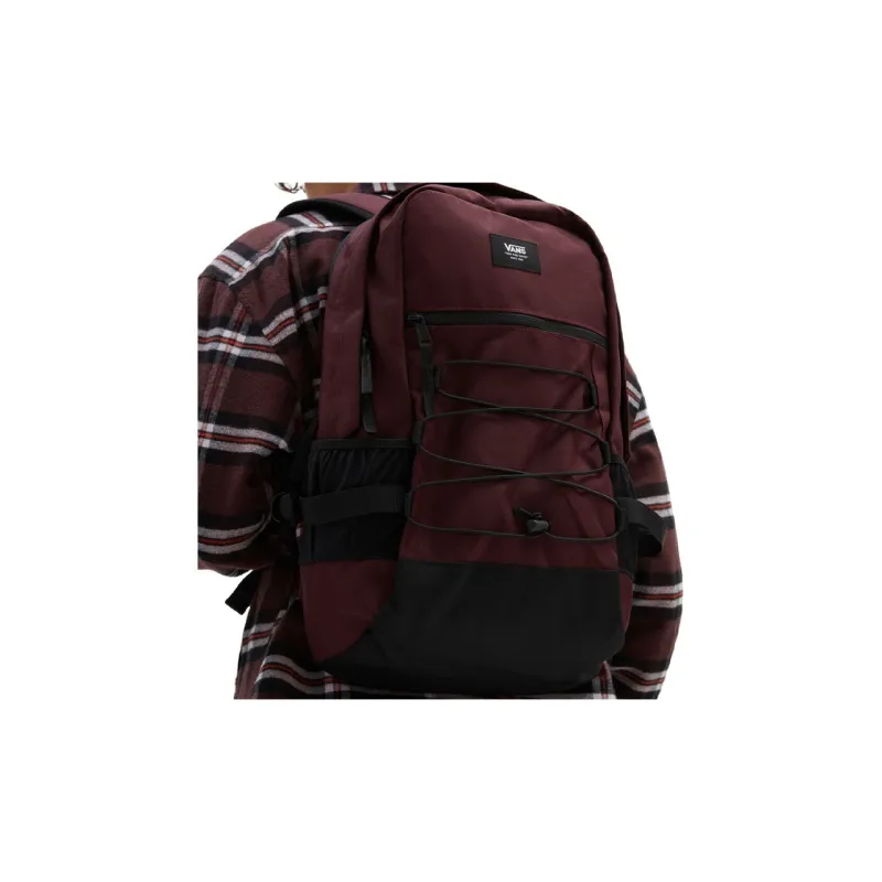 Vans Polyester Backpack Regular Unisex Brown Red-4