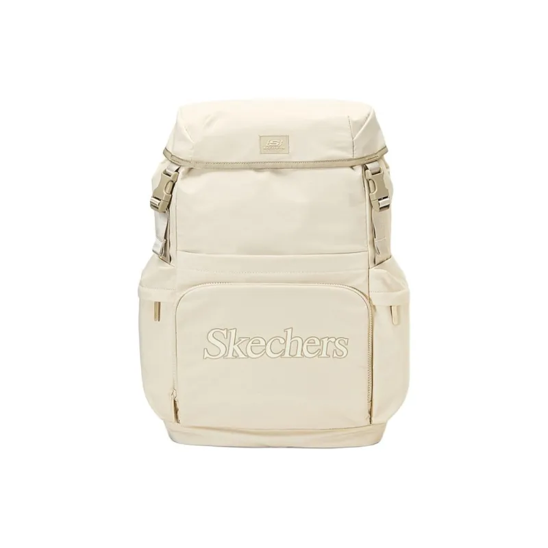 Skechers Fabric Backpack Regular Unisex Cassava White-0
