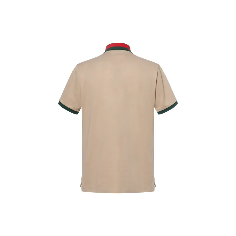 GUCCI SS22 Polo Shirt Men's Brown-1