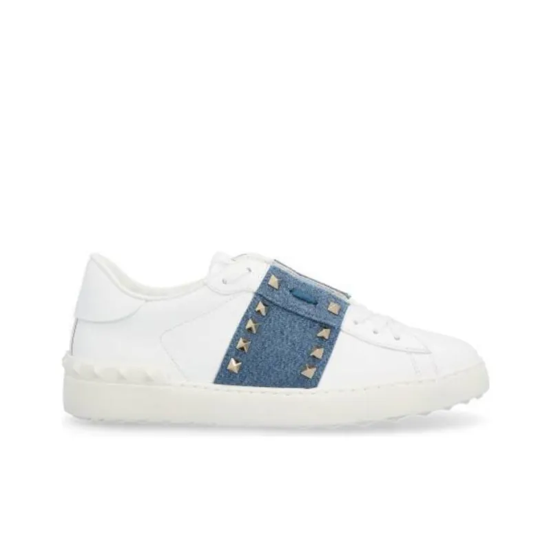Valentino Garavani Rockstud Untitled Lace Up Sneakers-1