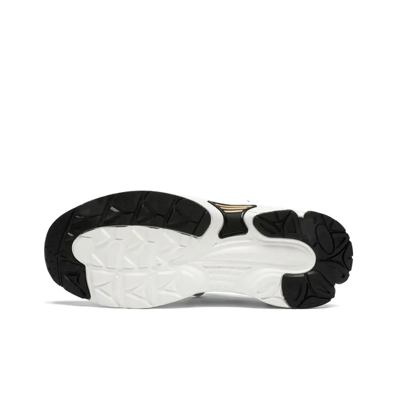 Feiyue Anti Slip Wear Resistant Low Top Running Shoes Men's Gray White Black-5