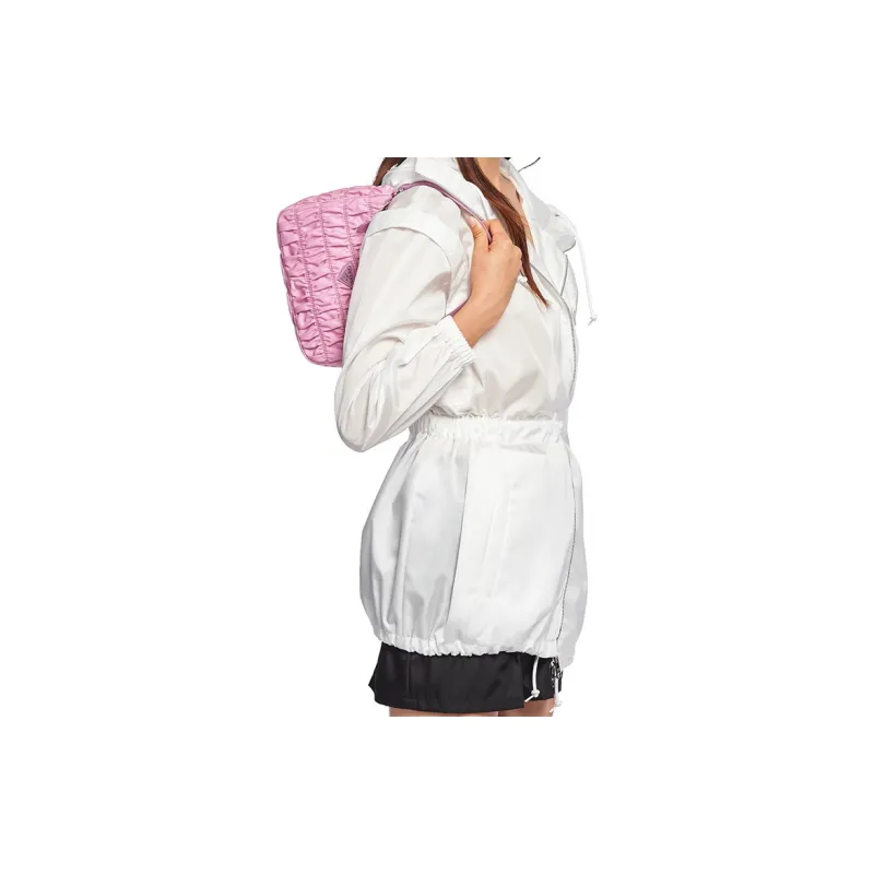 PRADA Nylon Fabric Handbag Mini Women's Cherry Blossom Pink-3