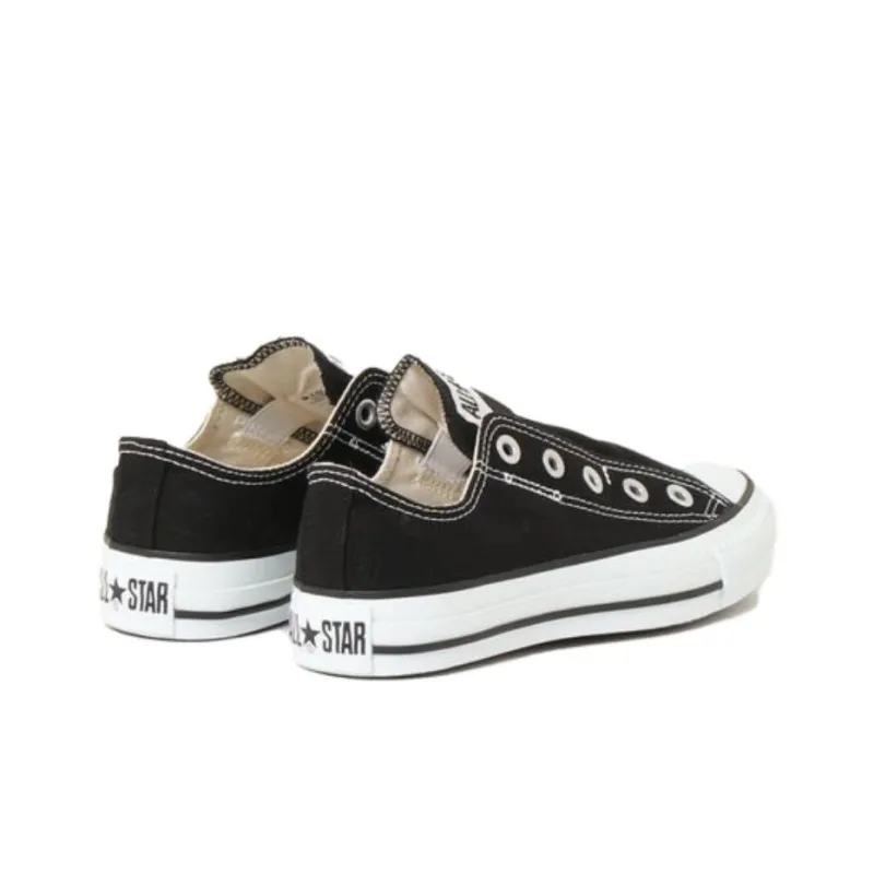 Converse All Star Slip 3 O Anti Slip Wear Resistant Low Top Canvas Shoes Unisex Black White-2