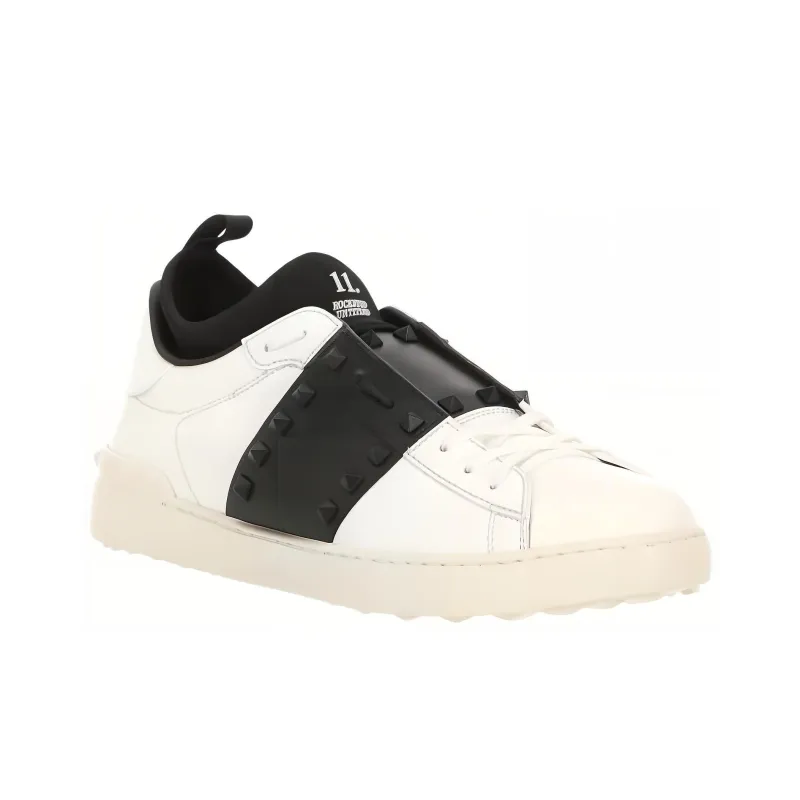 Valentino Garavani Rockstud Lace Up Sneakers-3