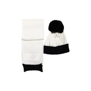 EMPORIO ARMANI Logo Intarsia Hat And Scarf Set