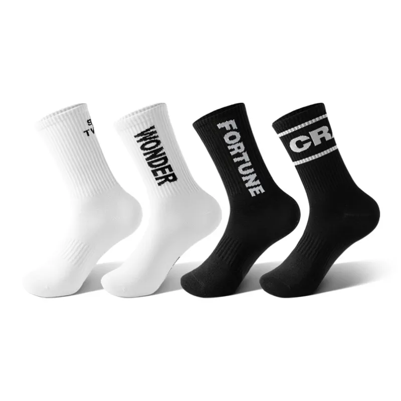 SHIWAJI Mid Calf Socks Men's 4 Pack-0