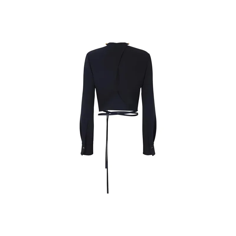 GABRIELE COLANGELO SS24 Crop Tops Women's Galore Blue-1