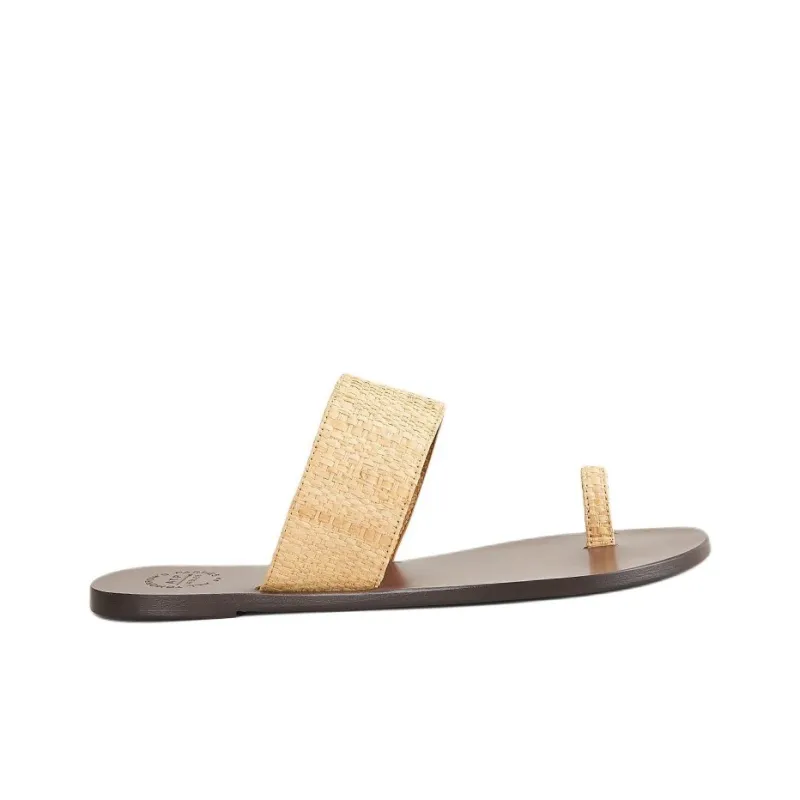 ATP Atelier Slip-Resistant Flip Flops Women's Light Yellow-1