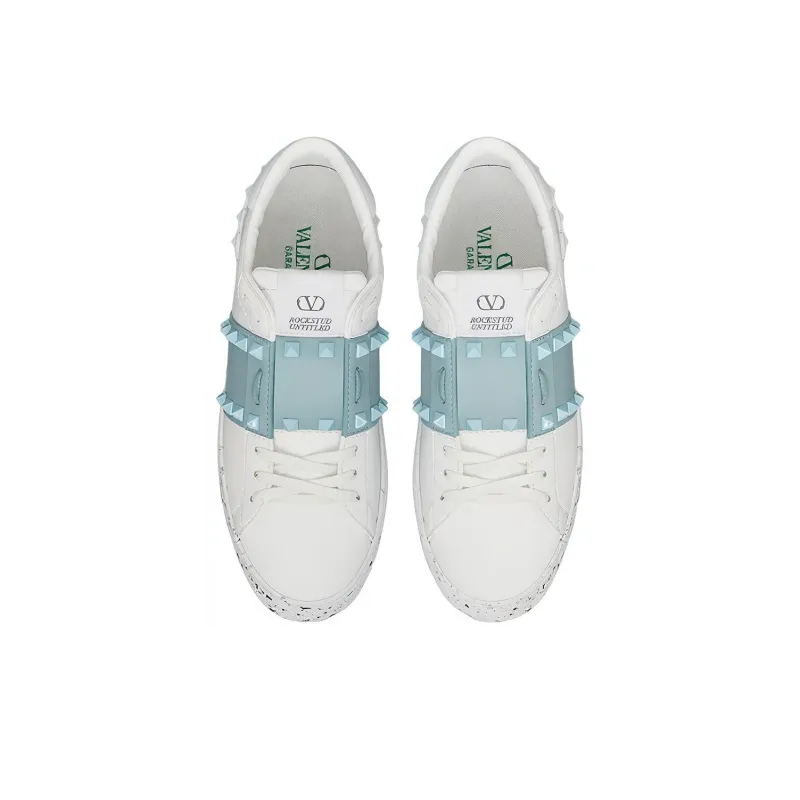 Valentino Open FOR A CHANGE Low-Top Stylish Skateboarding Shoes Women's Ocean Blue-3