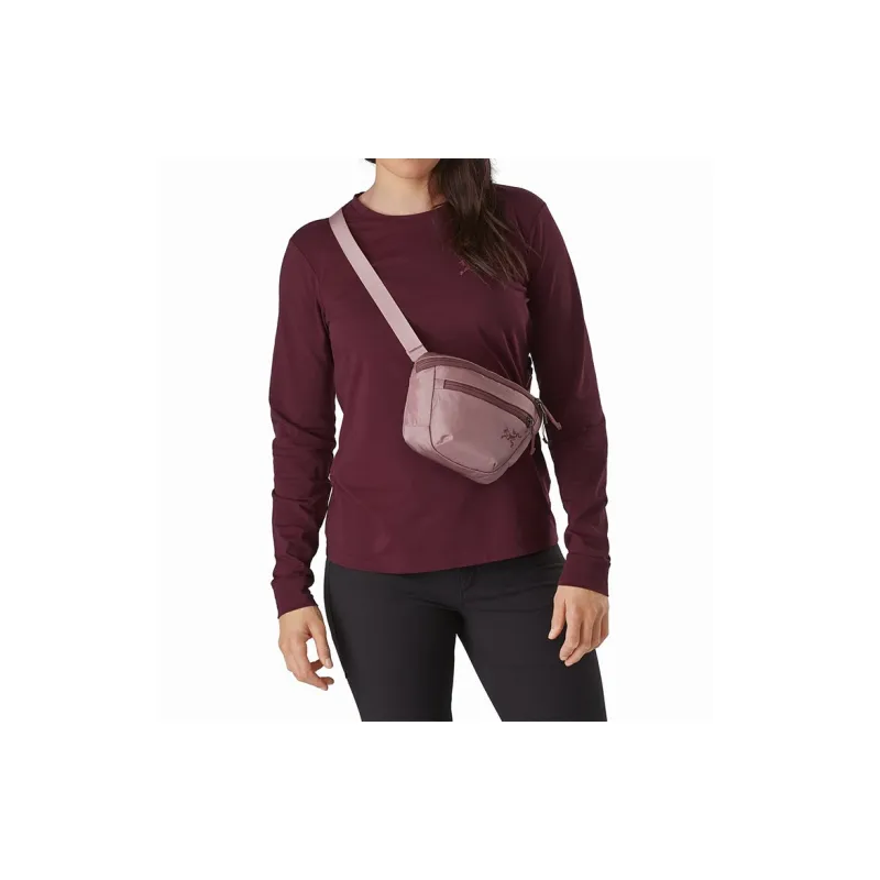Arcteryx Mantis Nylon Fabric Fanny Pack Regular Unisex Pearlescent Pink-3