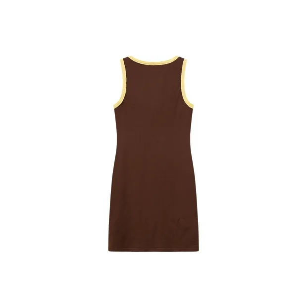 CHUU Slip Dresses Women's Coffee-1