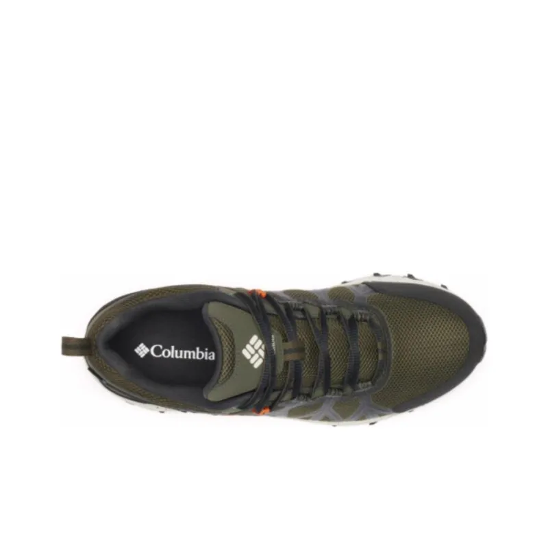 Columbia Peakfreak 2 Hiking / Trekking Shoes Men Low Top Green Yellow-3