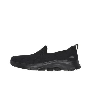 Skechers GO WALK 7 Anti Slip Wear Resistant Low Top Casual Shoes Women's Black