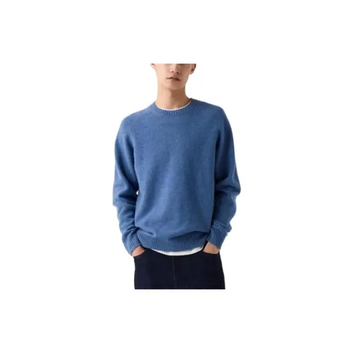 UNIQLO Sweaters Unisex Royal Blue