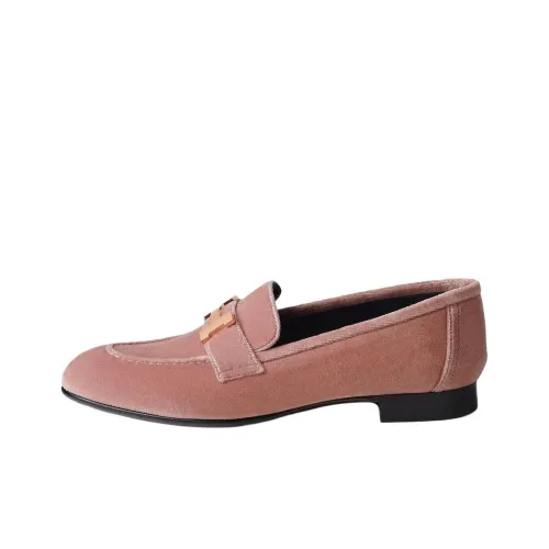 HERMES Loafers Women's Rosewood Color