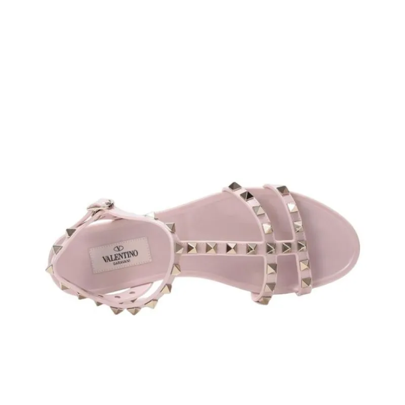 Valentino One Strap Sandals Women's Pastel Pink-4