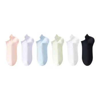 MIIOW Ankle Socks Women's 6 Pack Mixed Color