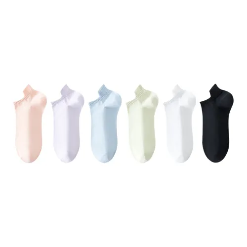 MIIOW Ankle Socks Women's 6 Pack Mixed Color