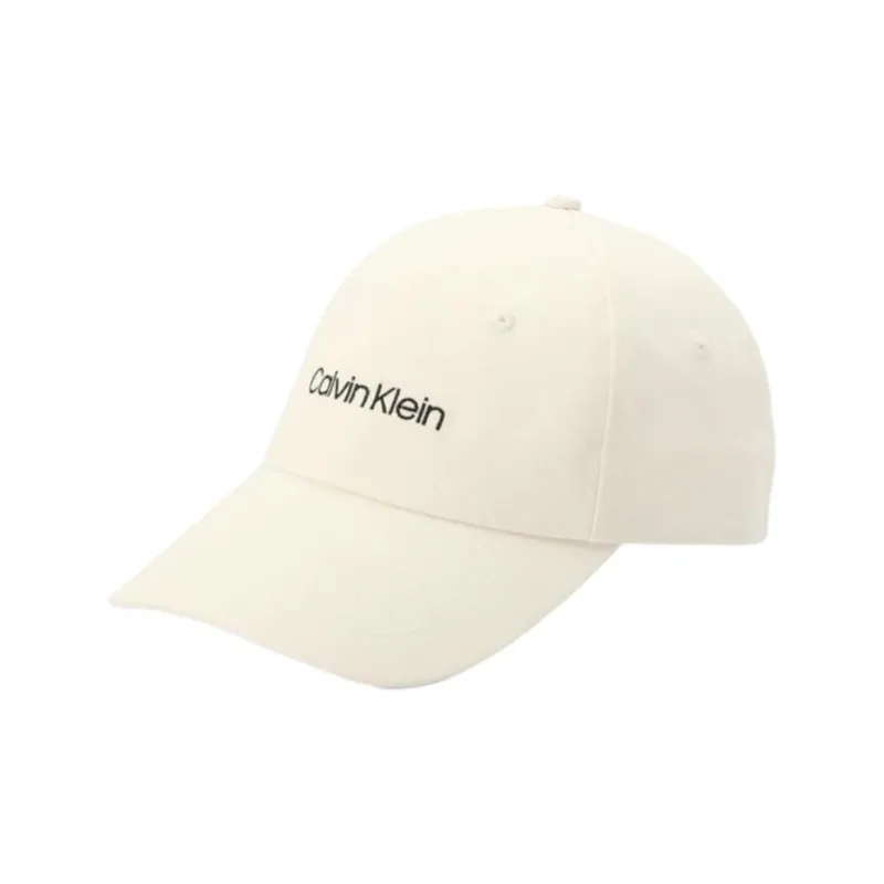 CALVIN KLEIN Cotton Baseball Caps Men's Beige-0